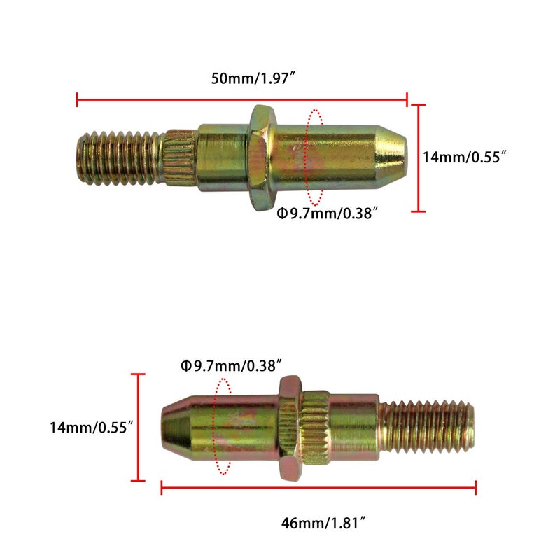 LEDAUT Door Hinge Pin and Bushing Repair Kits for 1999-up GMC Sierra Silverado Chevy Truck SUV - Image 2